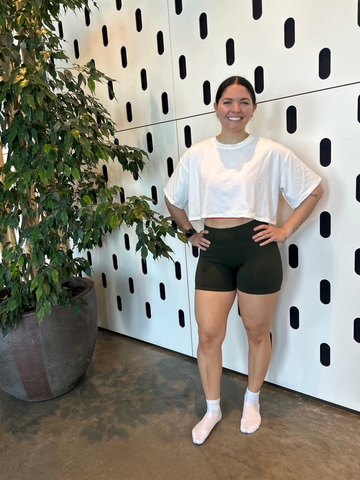 She is the Moment booty lifting shorts