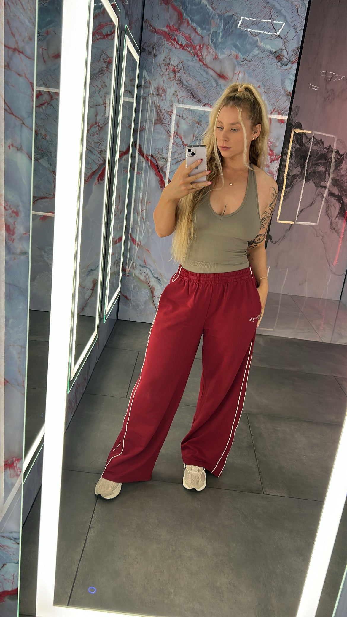 Checkmate Crewneck Straight Leg Joggers