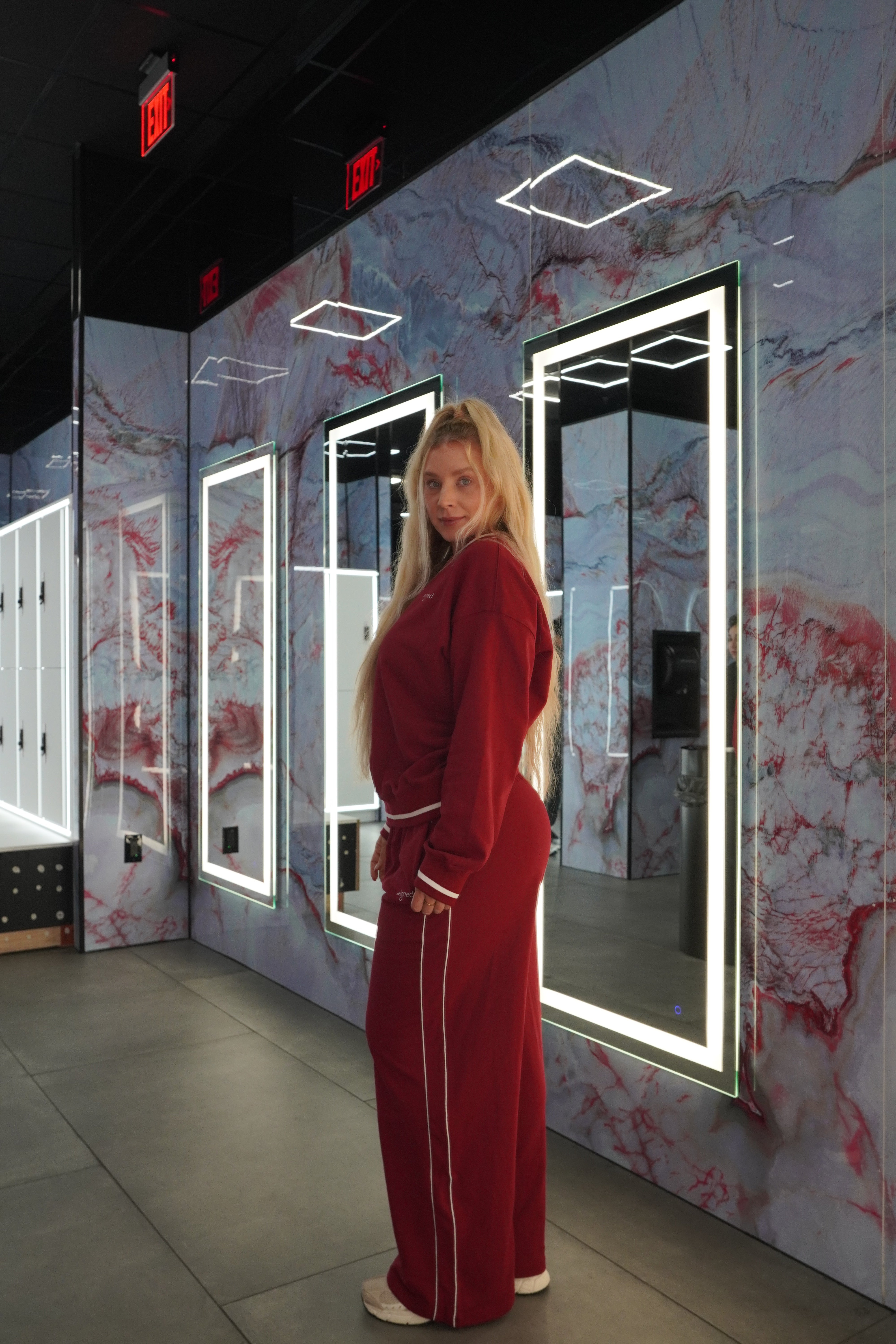 Checkmate Crewneck Straight Leg Joggers